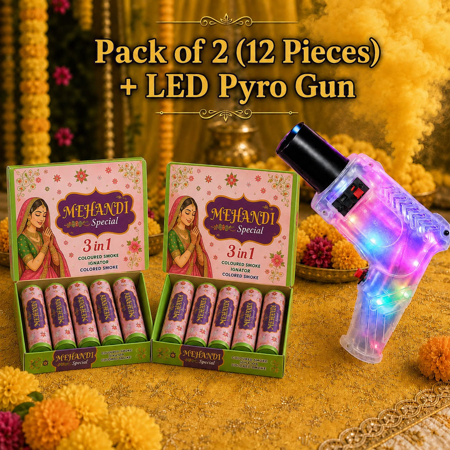 LED Gun with Color(3in1) Refills