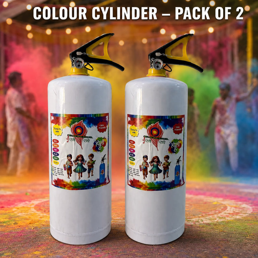 Best Quality Color Container for Holi - 2 KG